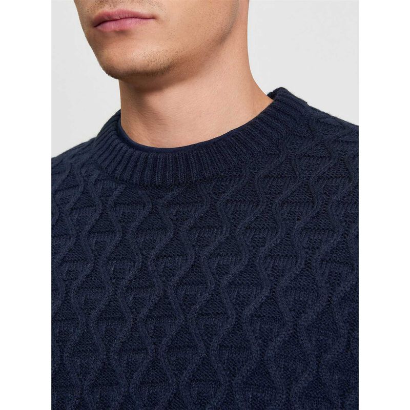 Ben Sherman Cable Texture Crew image number 2